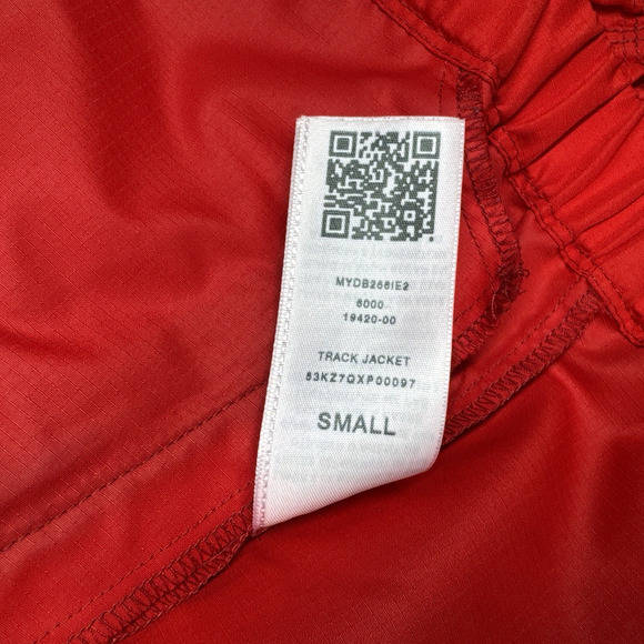 True Religion Jacket Mens Small Red Black Track Jacket Lightweight Street Preppy - Picture 11 of 12